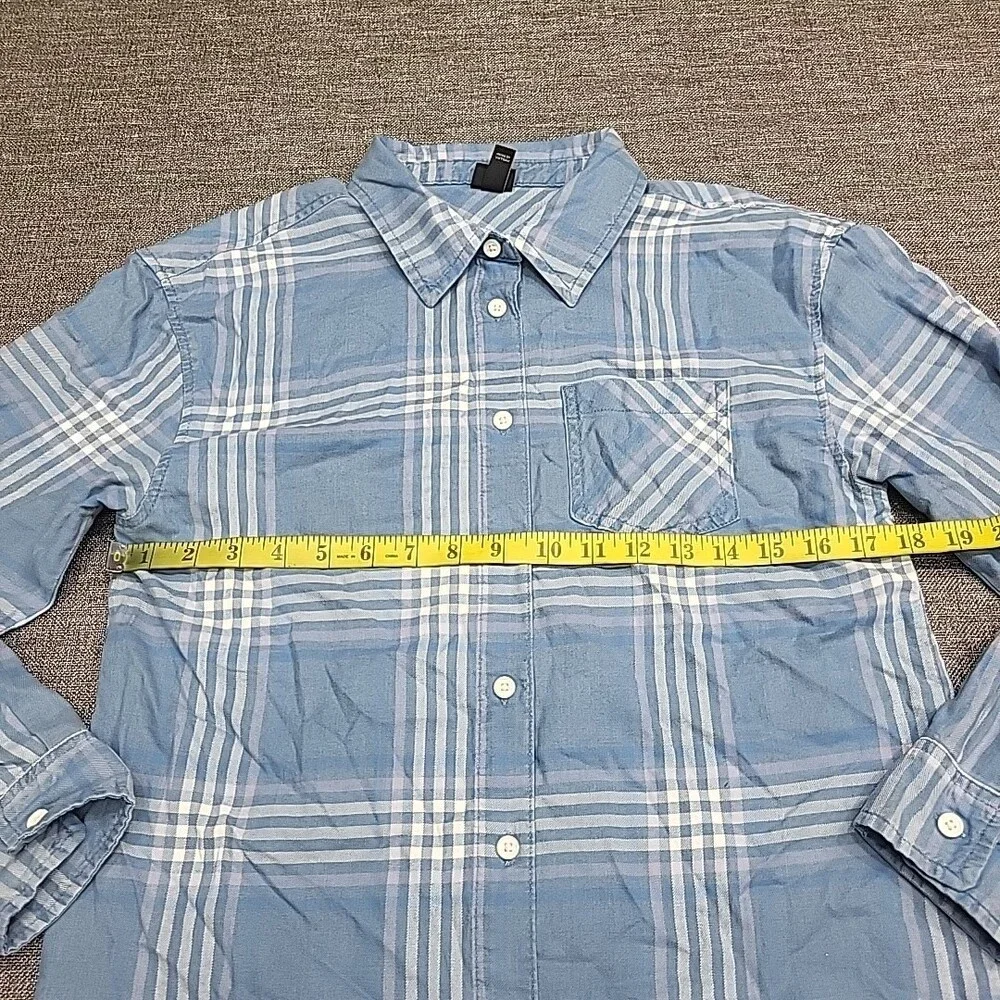 Art Class Boys' Blue Long Sleeves Button Front Shirt Top Size X-Large 14